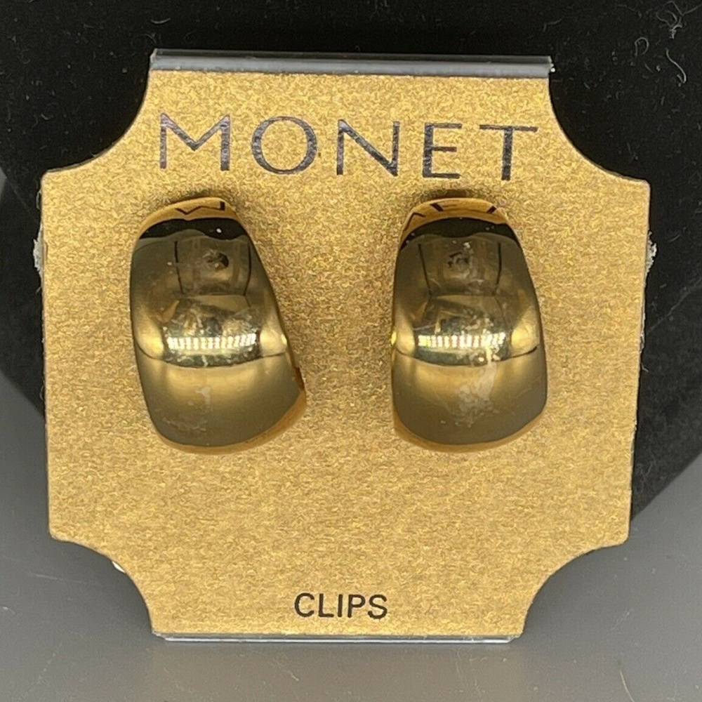 Monet Hoop Clip Earrings